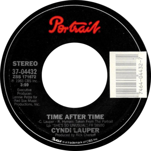 Time After Time - Cyndi Lauper