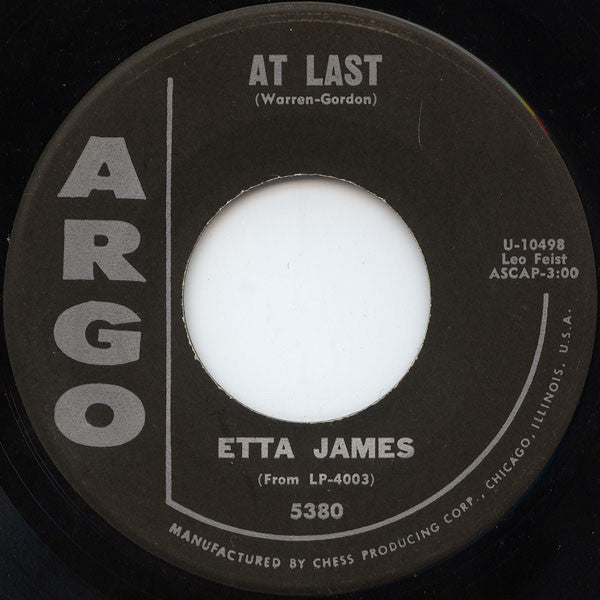 At Last - Etta James