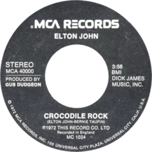 Crocodile Rock - Elton John