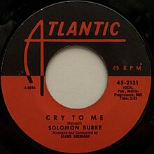 Cry To Me - Solomon Burke