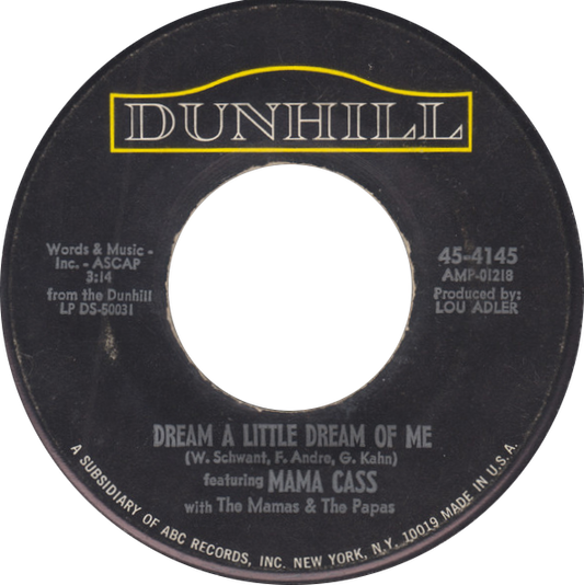 Dream a Little Dream of Me - The Mamas and the Papas