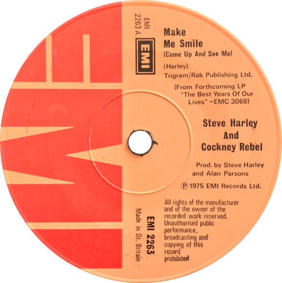 Make Me Smile (Come Up and See Me) - Steve Harley and Cockney Rebel